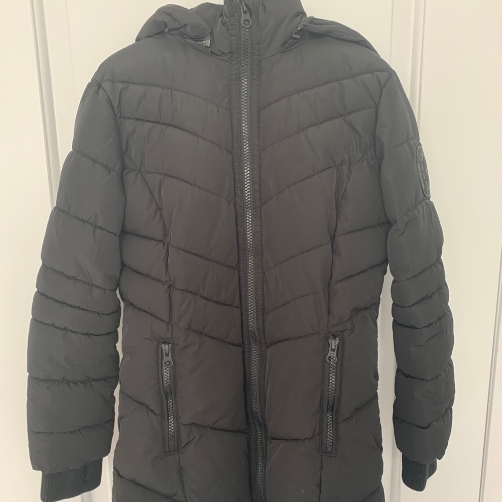 Girls long winter coat
